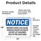 Signmission Moving Gate Can Cause Serious Injury Or, 14 in W x Rectangle, Vinyl Decal OS-2PACK-NS-D-1014-L-14260 - alternate 6